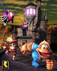 Donkey Kong Country 3: Dixie Kong's Double Trouble! Artwork