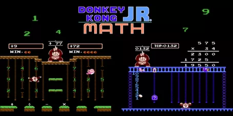 Donkey Kong Jr. Math Artwork