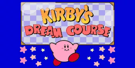 Kirby's Dream Course Artwork