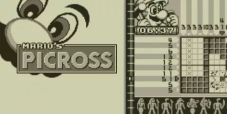 Mario's Picross Artwork
