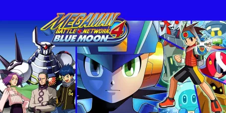 Mega Man Battle Network 4: Blue Moon Artwork