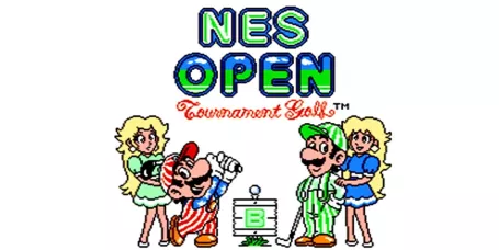 NES Open Tournament Golf Artwork