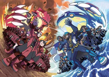 Pokémon Omega Ruby Artwork