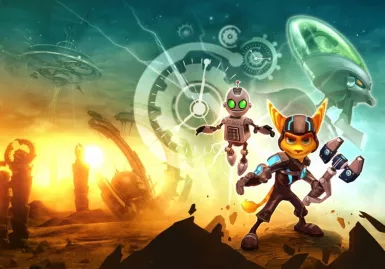 Ratchet & Clank Future: A Crack in Time Artwork