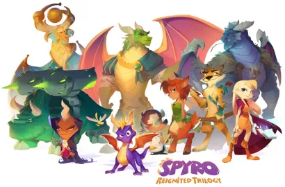 Spyro Reignited Trilogy Artwork
