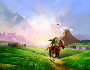 The Legend of Zelda: Ocarina of Time 3D Artwork