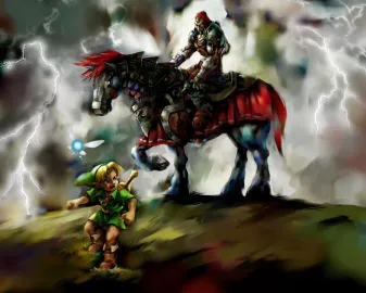The Legend of Zelda: Ocarina of Time 3D Artwork