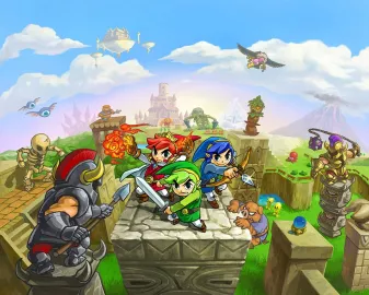 The Legend of Zelda: Tri Force Heroes Artwork