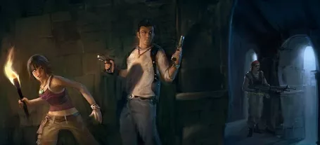 Uncharted: Drake's Fortune Artwork