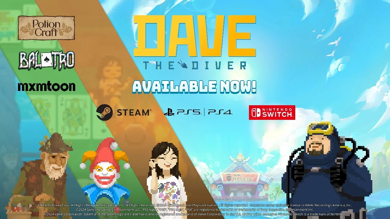 Dave The Diver Reveals Exciting New Crossover Update