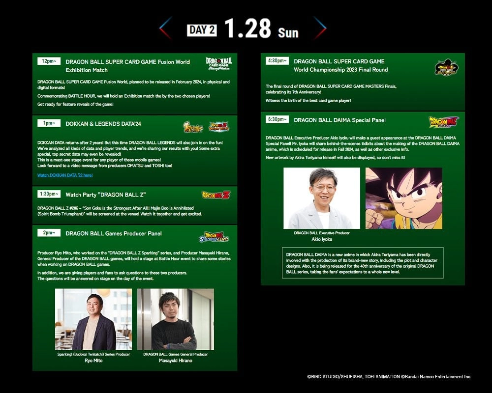 Dragon Ball Games Battle Hour 2024 Unveils Exciting New Content