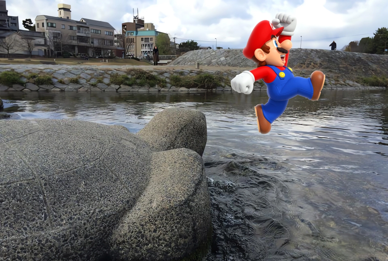 Kyoto's Turtle Stepping Stones: A Mario Connection?