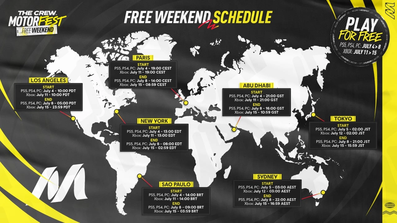 The Crew Motorfest Offers Free Xbox Trial Next Weekend