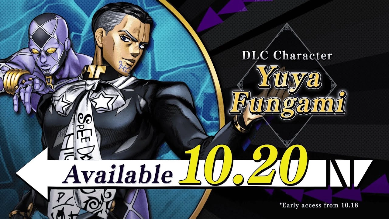 Yuya Fungami Joins JoJo's Bizarre Adventure: All Star Battle R