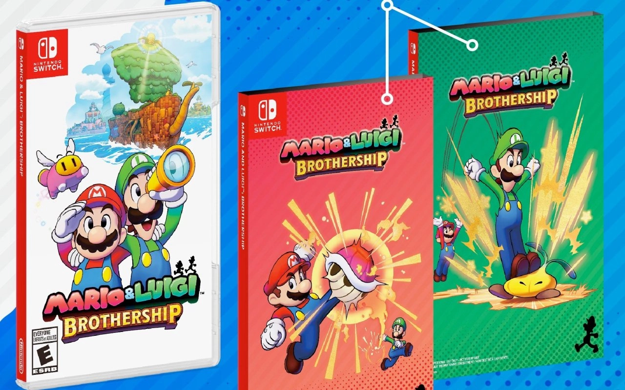 Exclusive Mario & Luigi: Brothership Slipcover Pre-Order Bonus