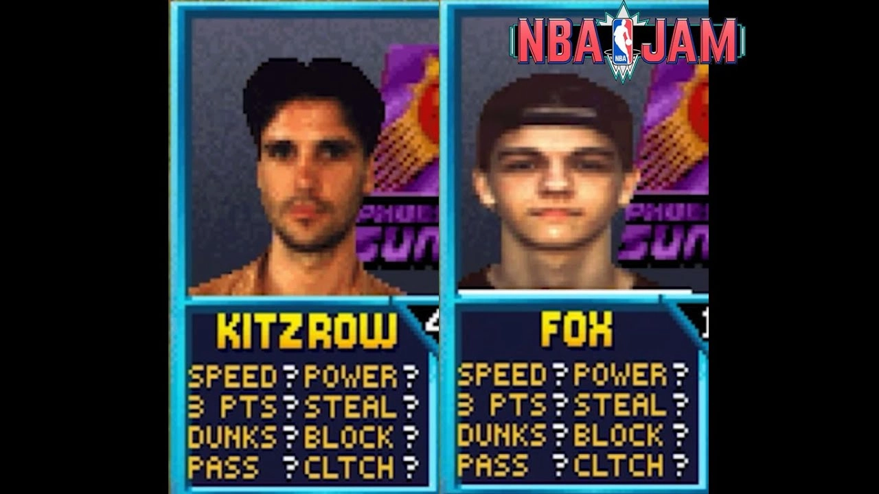 Unseen Characters Found in NBA Jam Tournament Edition Game