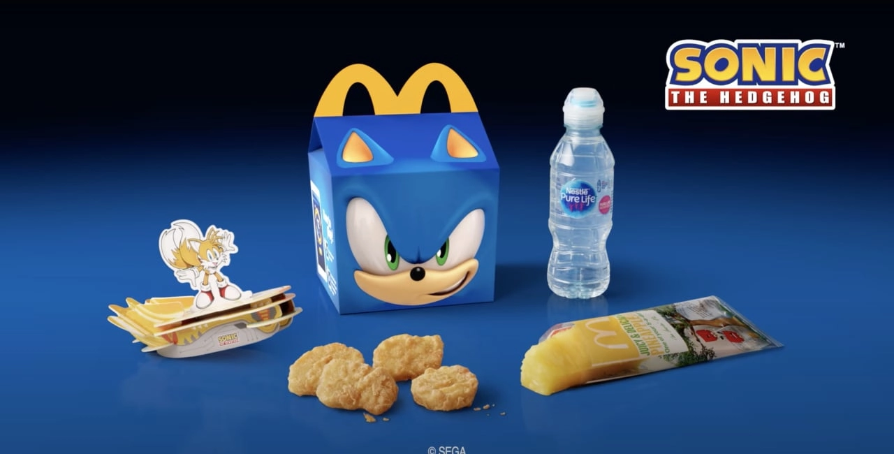 New Sonic The Hedgehog Happy Meal Toys in the UK