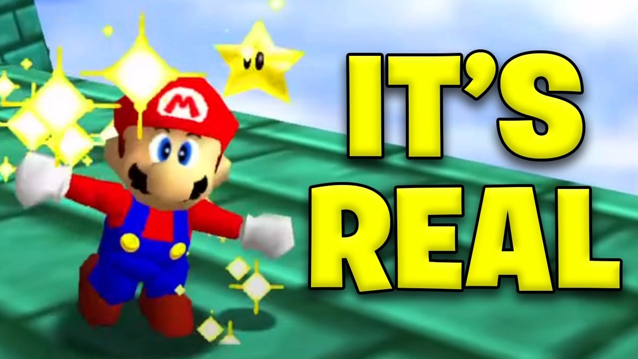 New Fastest Time In Super Mario 64's 120-Star Speedrun