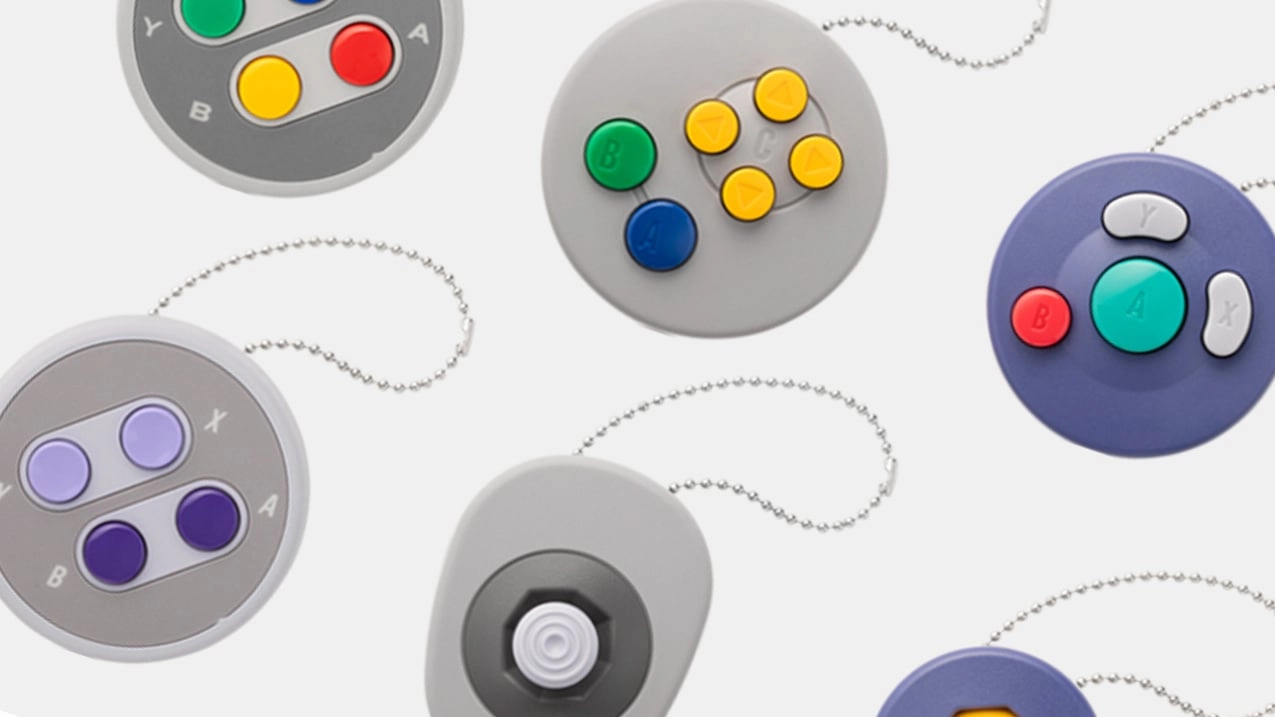 Nintendo Japan Releases New Controller-Themed Keychains