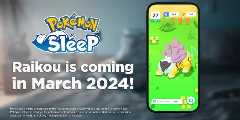 Pokemon Sleep App Adds Raikou with More Legends to Follow