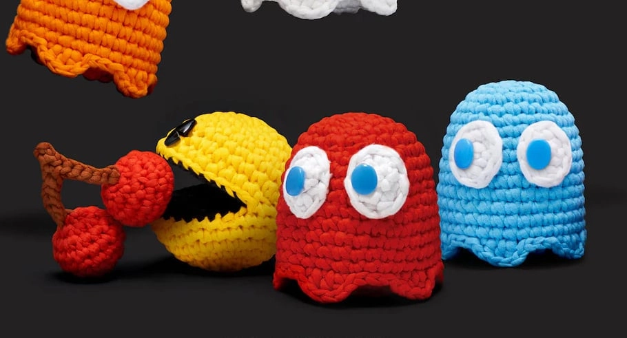 Create Your Own Pac-Man With Crochet Kits