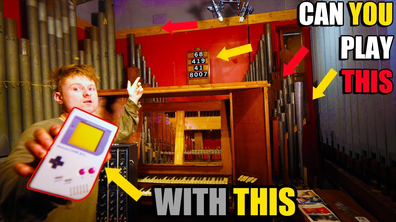 Modded Game Boy Plays Church Organ, Thanks to Inventor