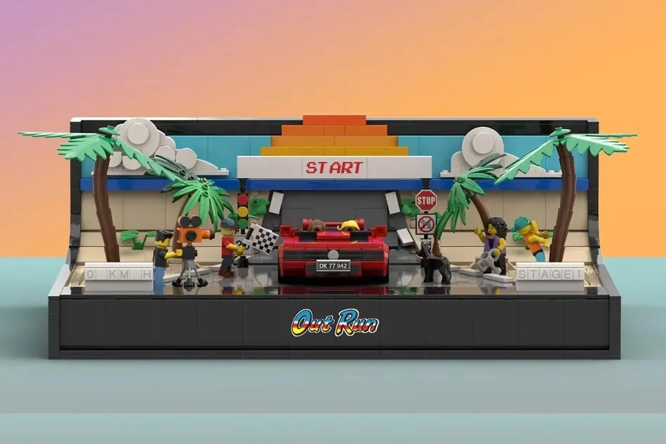 Sega’s Classic OutRun Inspires New Lego Set Design