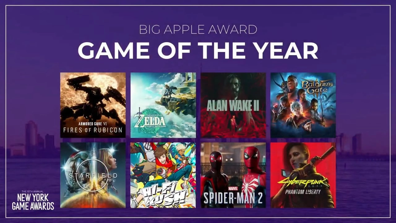 Starfield and Hi-Fi RUSH Vie for Game of the Year