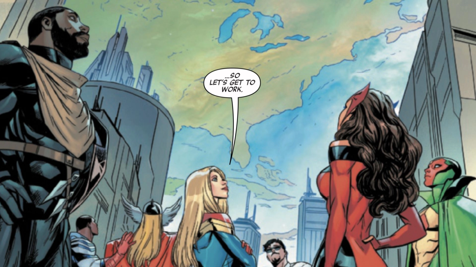 The Avengers Get Squatter Rights on a Floating City Base