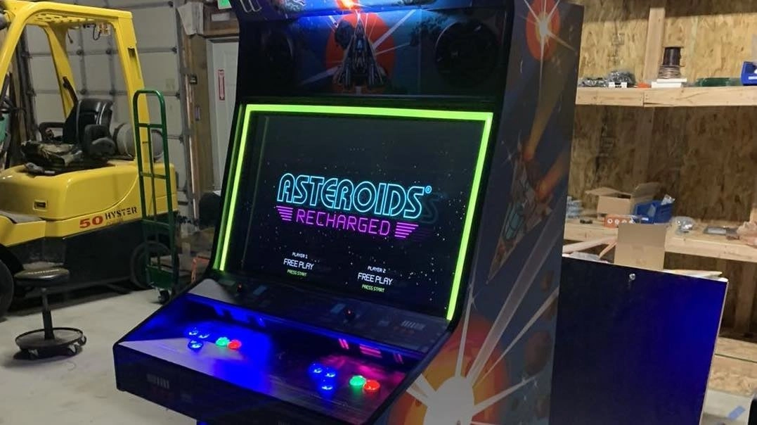 Own a Slice of Retro Gaming with Asteroids Recharged Cabinet