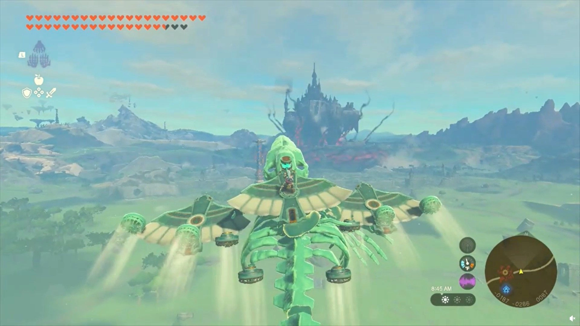Zelda Fan Crafts Unsettling Monster Skeleton Plane