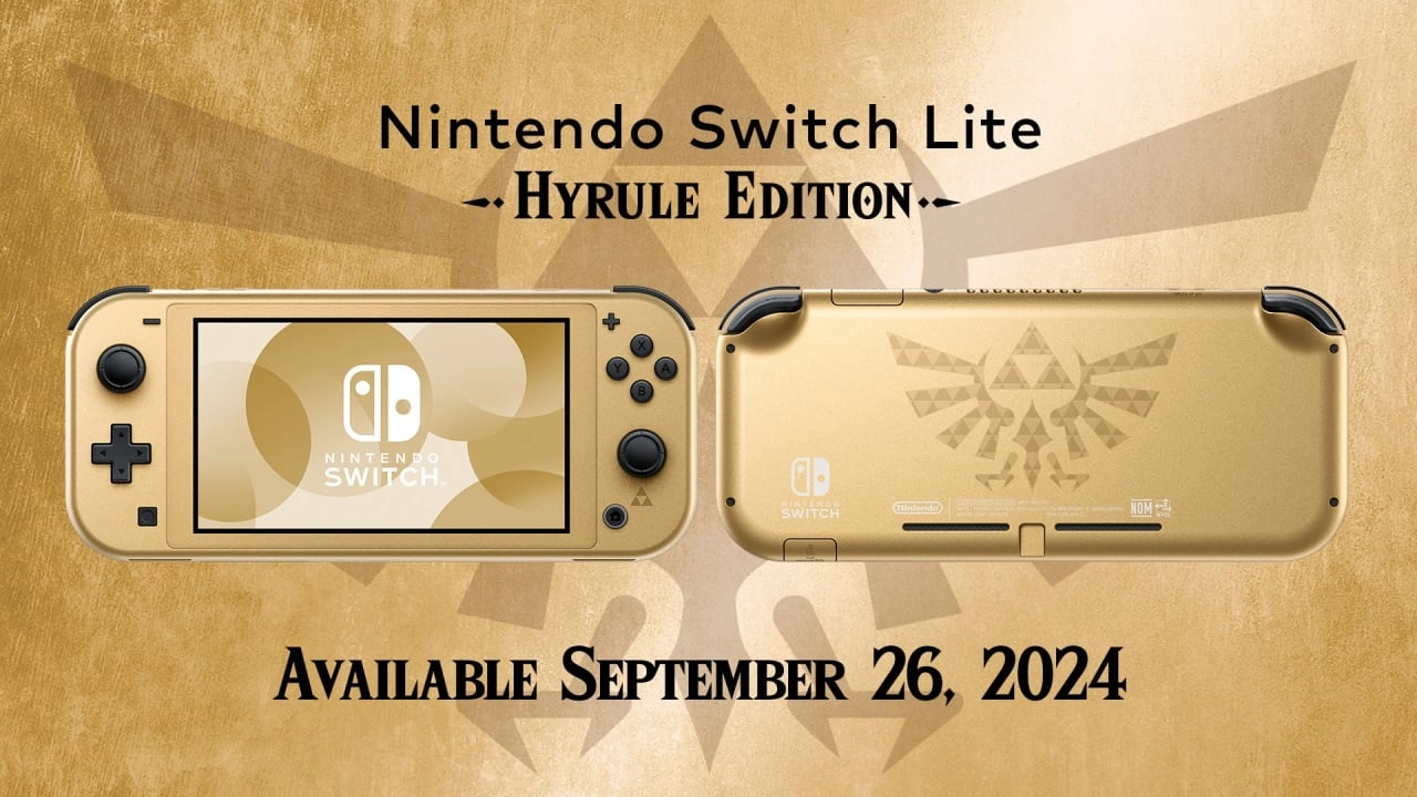 Nintendo Unveils Zelda-Themed 'Hyrule Edition' Switch Lite