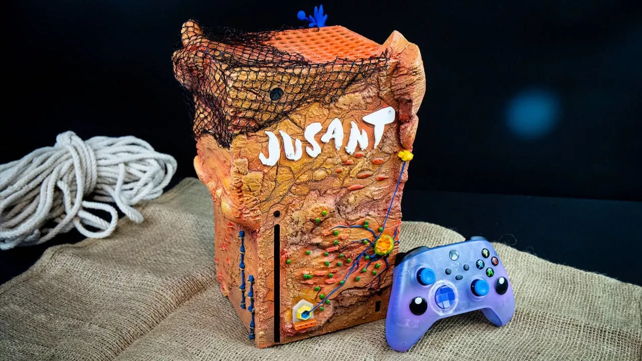 Custom Xbox Series X Console Celebrates 'Jusant' Game