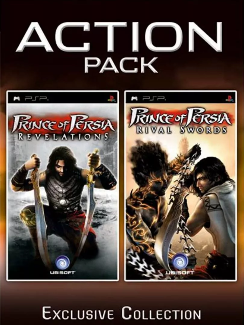 Action Pack I Prince of Persia: Revelations & Prince of Persia: Rival Swords Box Art