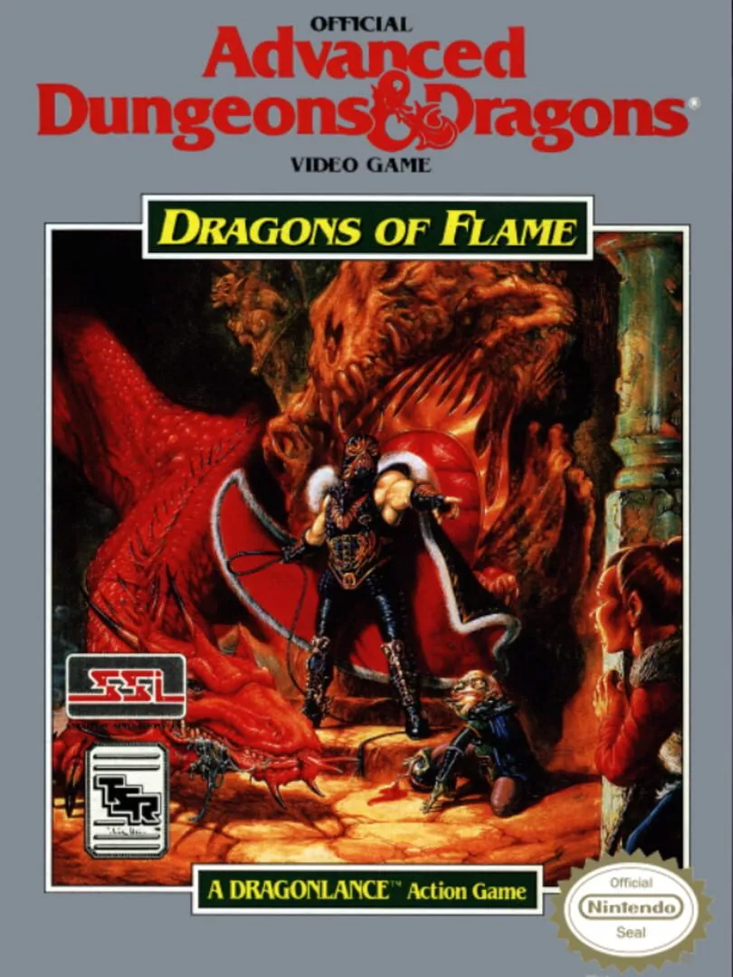 Advanced Dungeons & Dragons: Dragons of Flame Box Art
