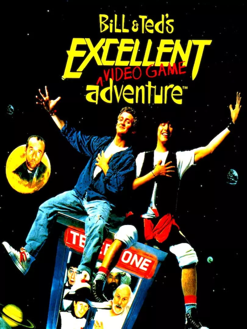 Bill & Ted's Excellent Video Game Adventure Box Art