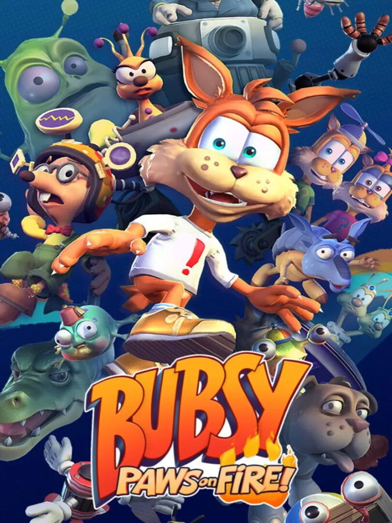 Bubsy: Paws on Fire! Box Art