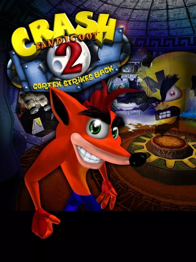 Crash Bandicoot 2: Cortex Strikes Back Box Art
