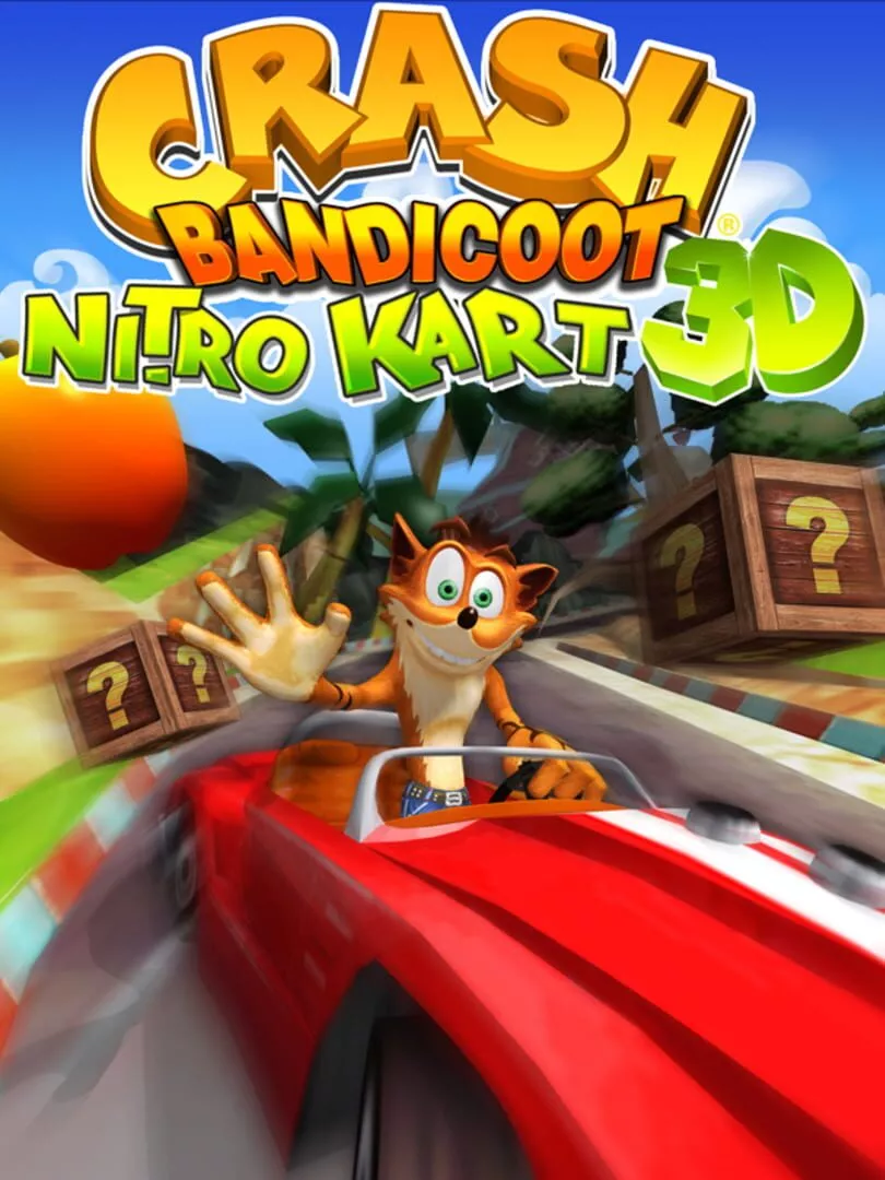Crash Bandicoot Nitro Kart 3D Box Art