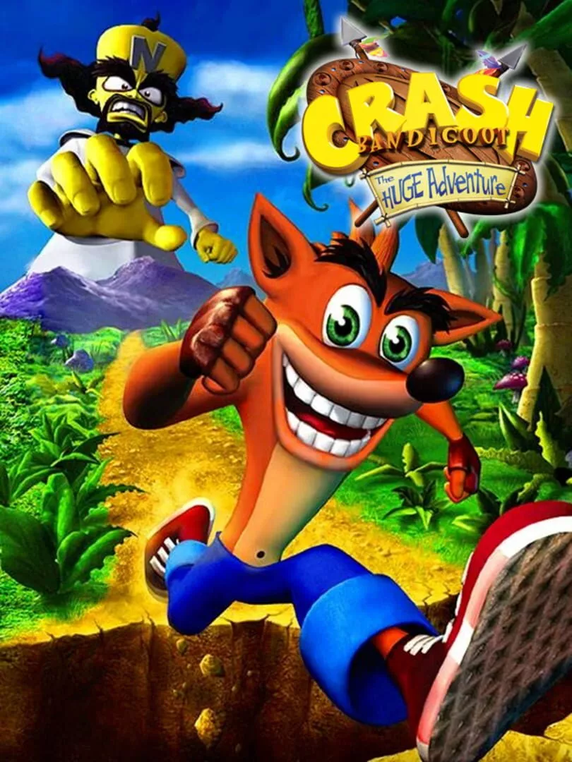 Crash Bandicoot: The Huge Adventure Box Art