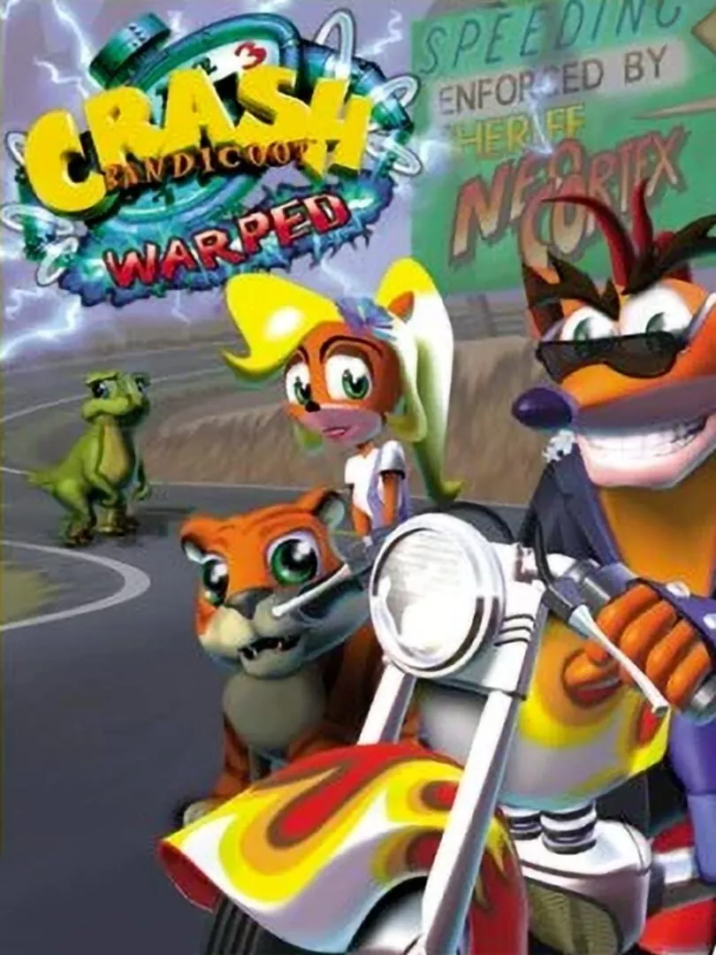 Crash Bandicoot: Warped Box Art