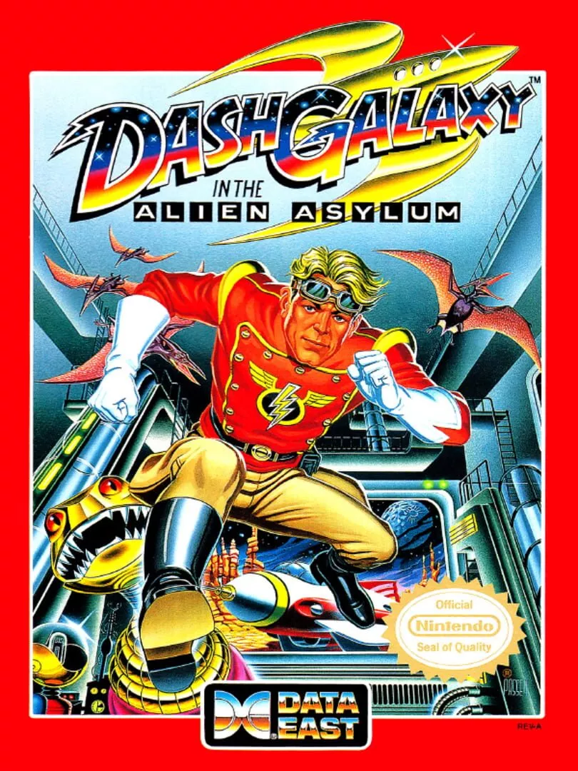 Dash Galaxy in the Alien Asylum Box Art