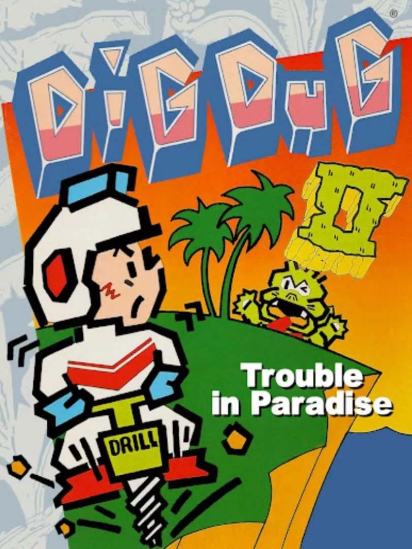 Dig Dug II: Trouble in Paradise Box Art