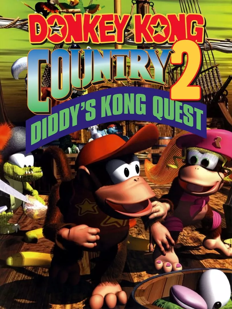 Donkey Kong Country 2: Diddy's Kong Quest Box Art