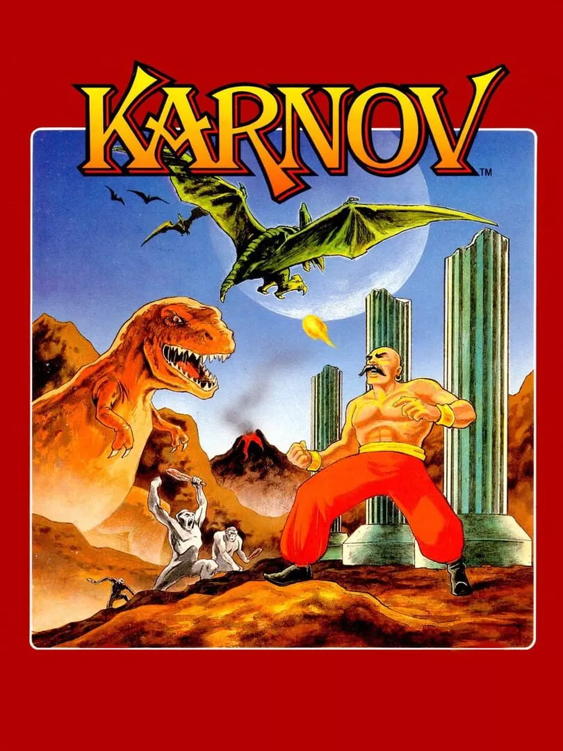 Karnov Box Art