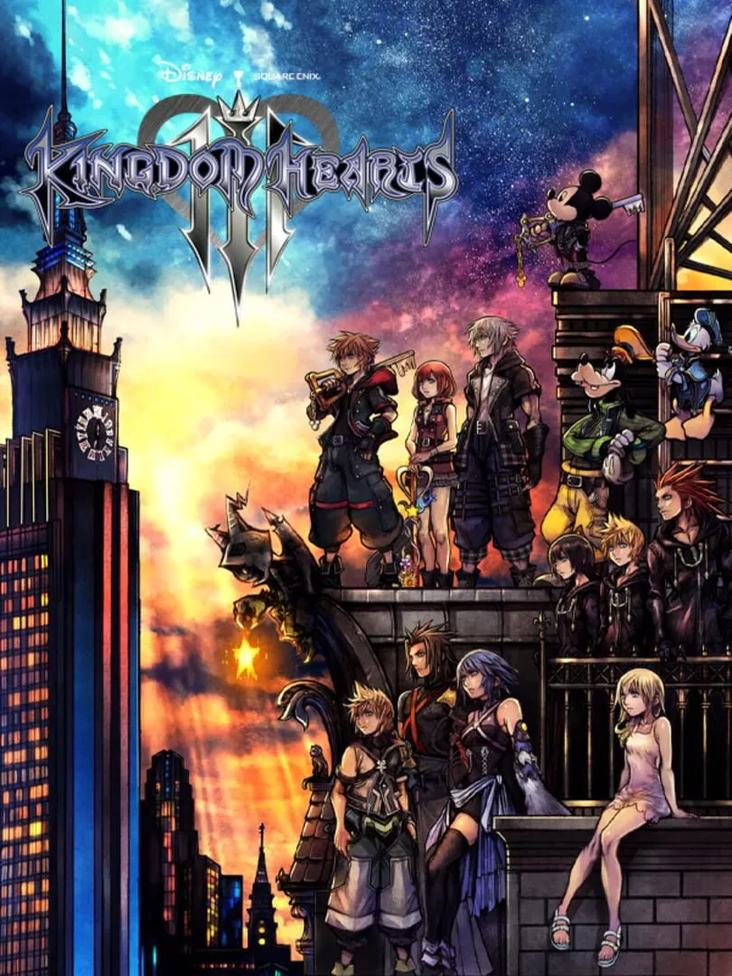 Kingdom Hearts III Box Art