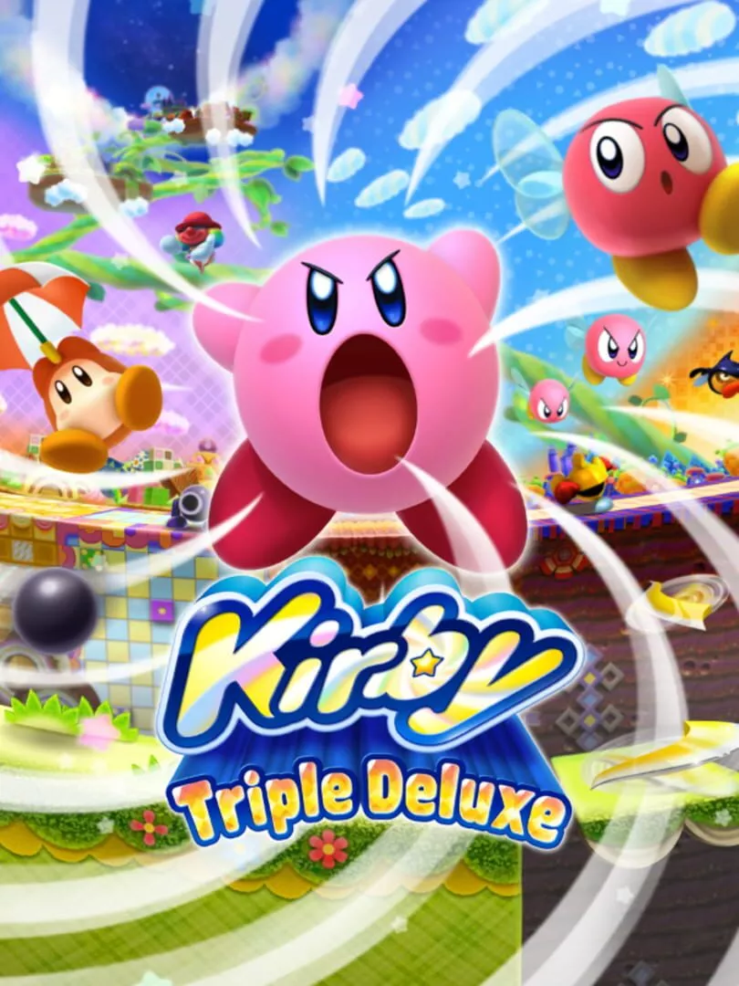 Kirby Triple Deluxe Box Art