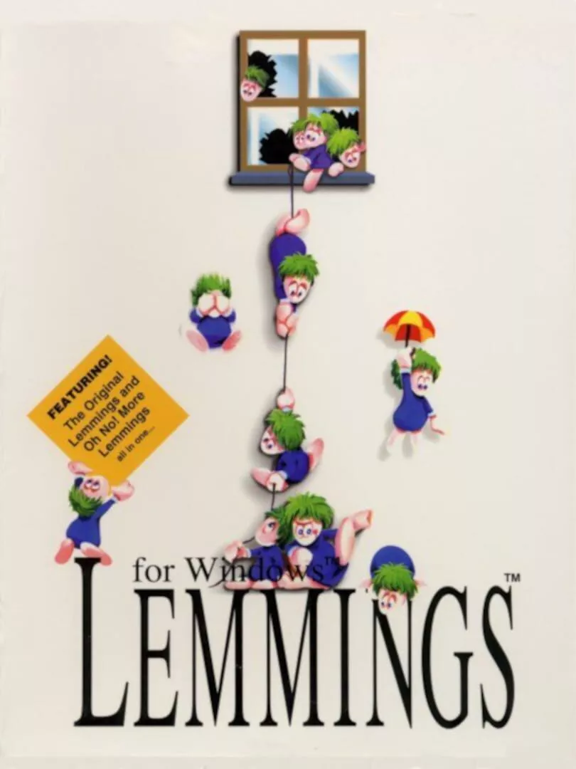 Lemmings & Oh No! More Lemmings Box Art