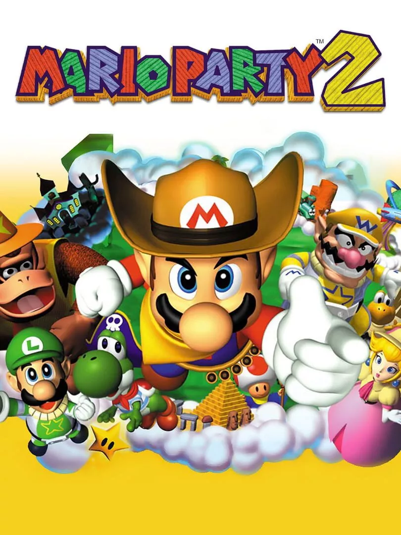 Mario Party 2 Box Art