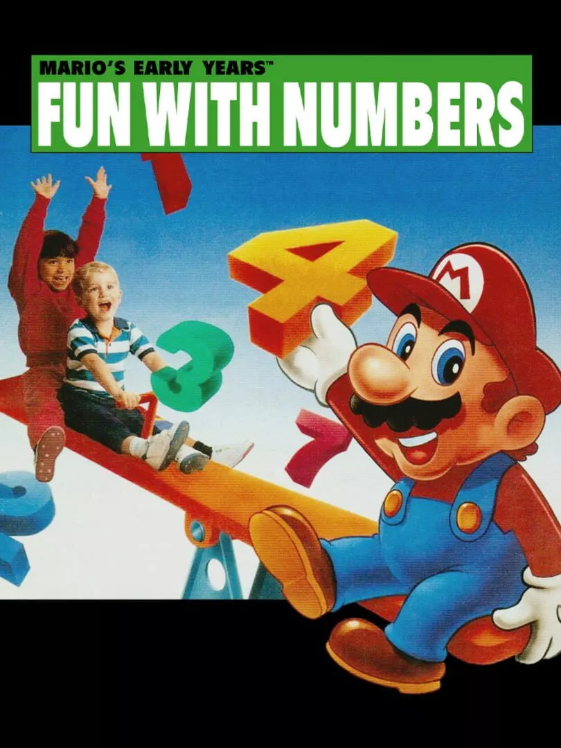 Mario's Early Years! Fun with Numbers Box Art